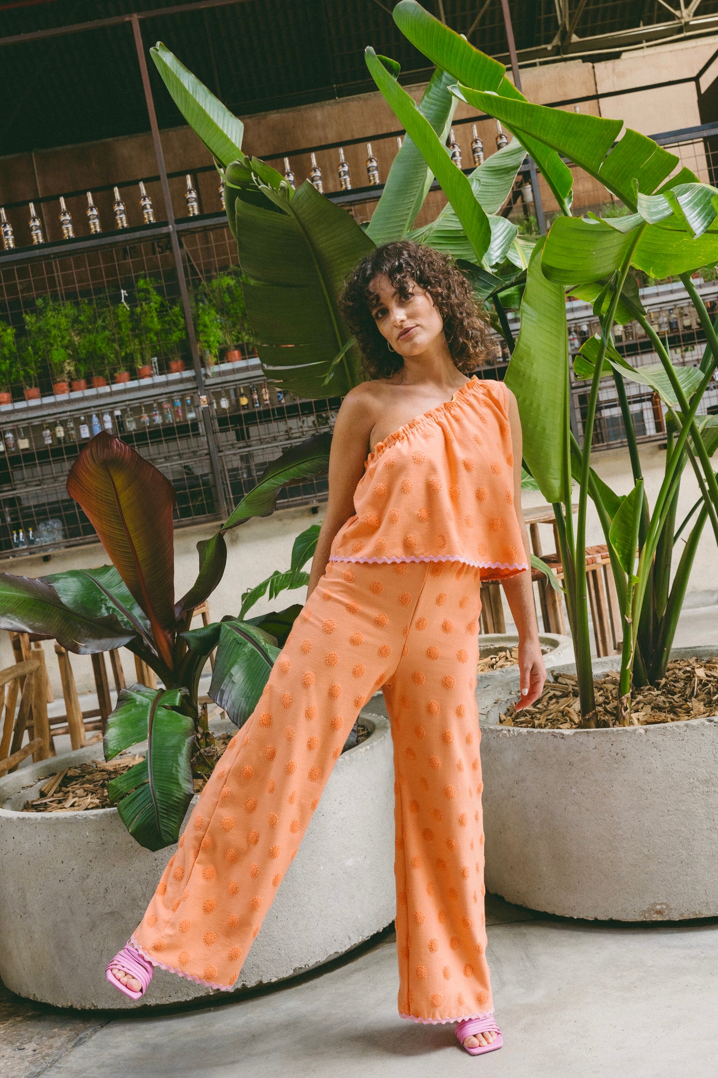 Monday Orange Matching Set