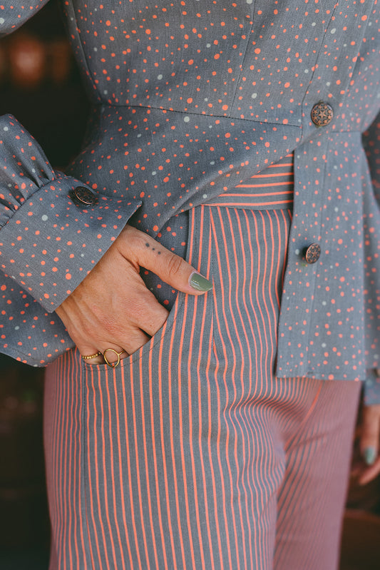 Pulse Trousers Caqui & Terracotta