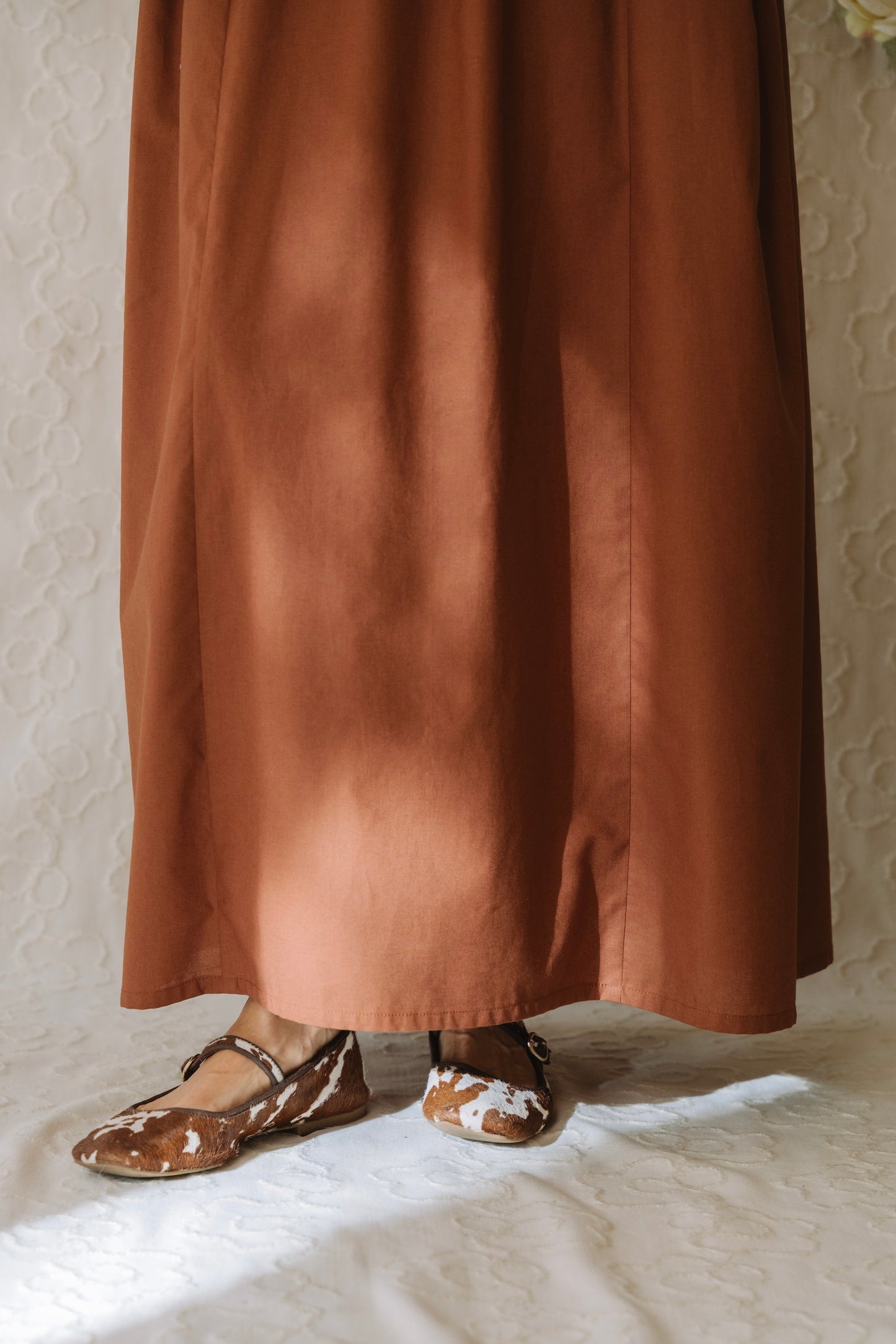 Root Caramel Brown Skirt