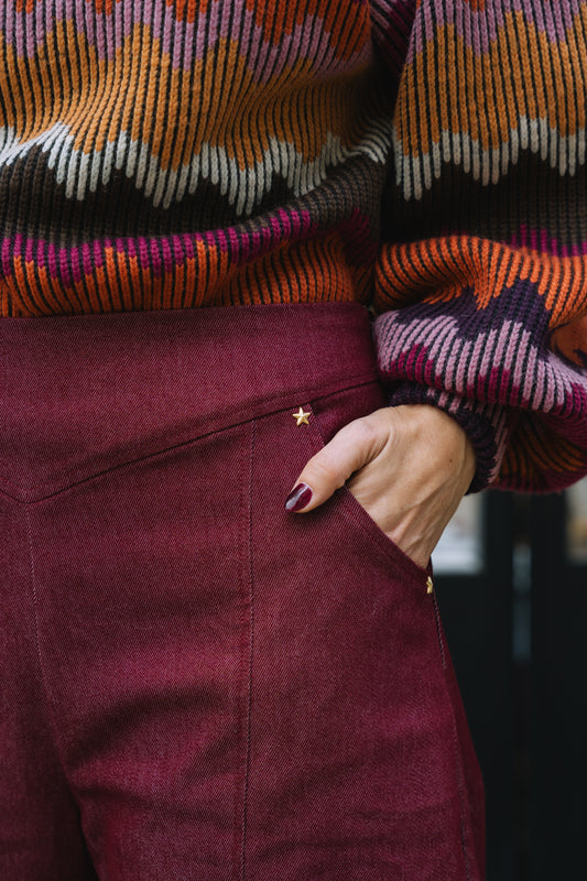 Deep Bordeux Pants