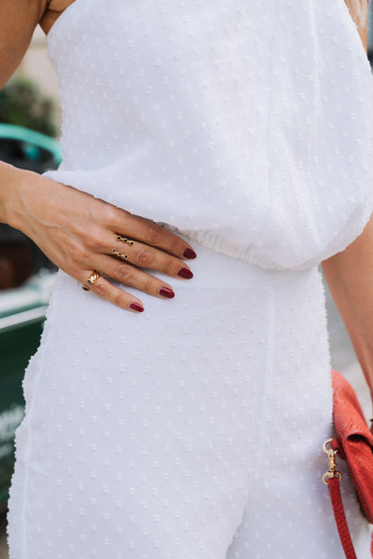 Serene White Matching Set