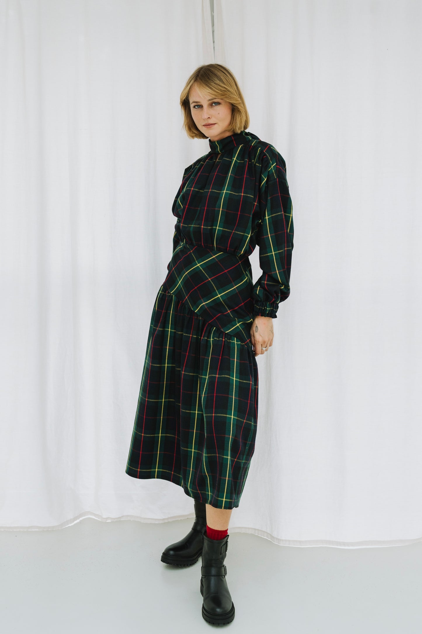 Sunday Tartan Dress