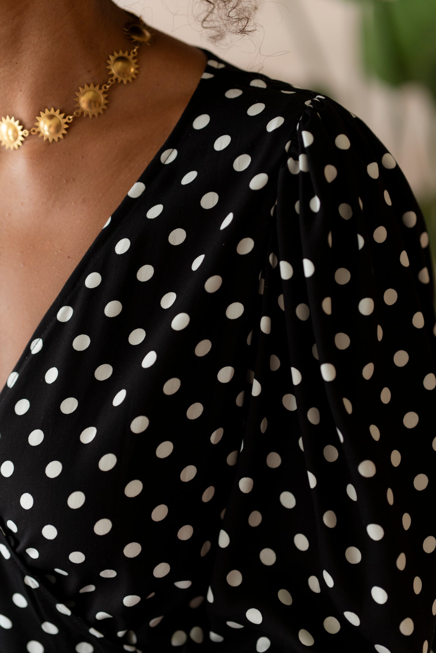 Friday Black & Cream Dress