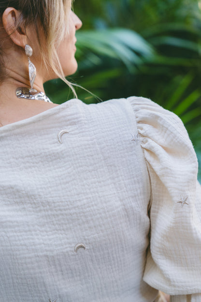 Serenita Cream Blouse