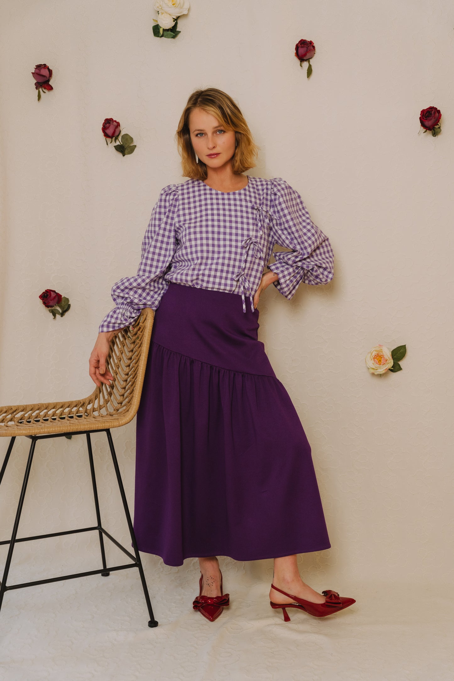Petal Purple Skirt