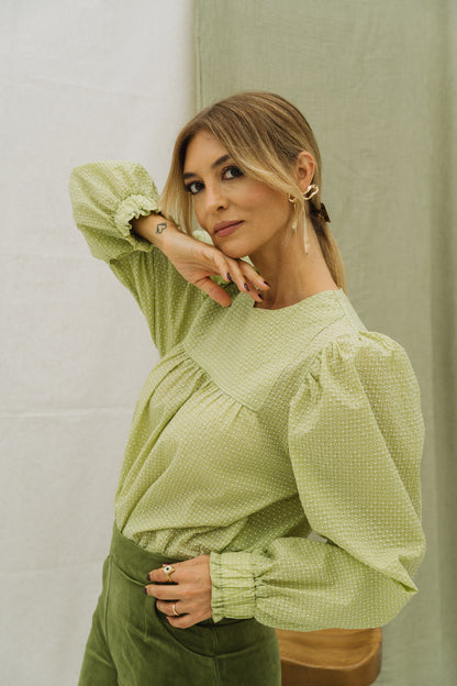 Thursday Candy Green Blouse