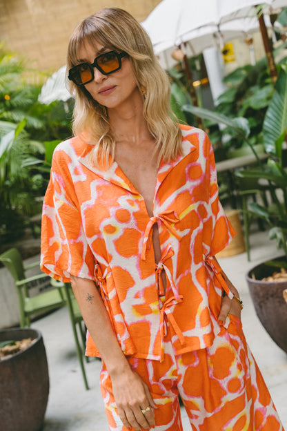 Sunday Orange Pink Matching Set
