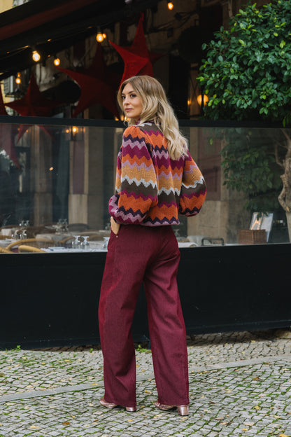 Deep Bordeux Pants