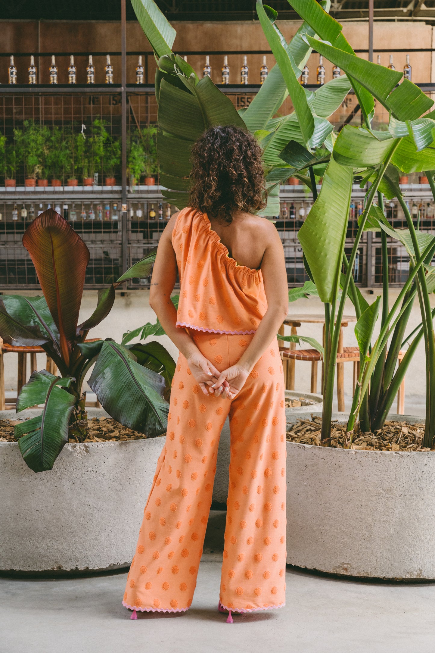 Monday Orange Matching Set