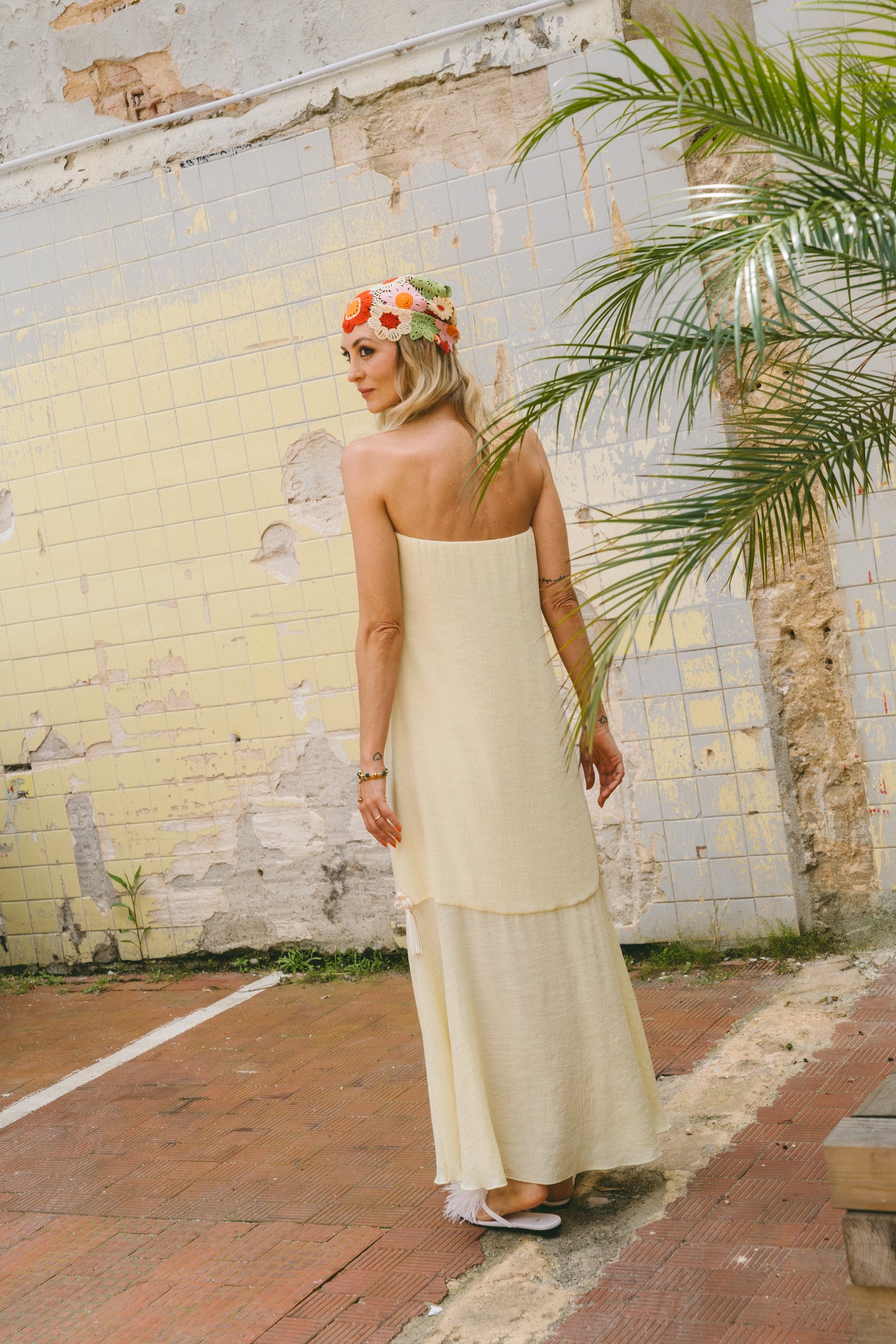 Calisi Butter Yellow Dress