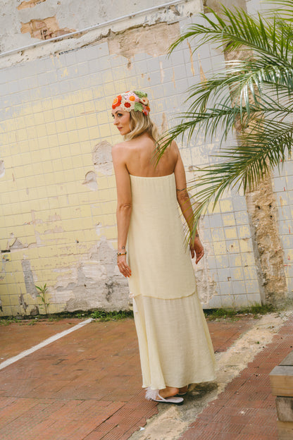 Calisi Butter Yellow Dress