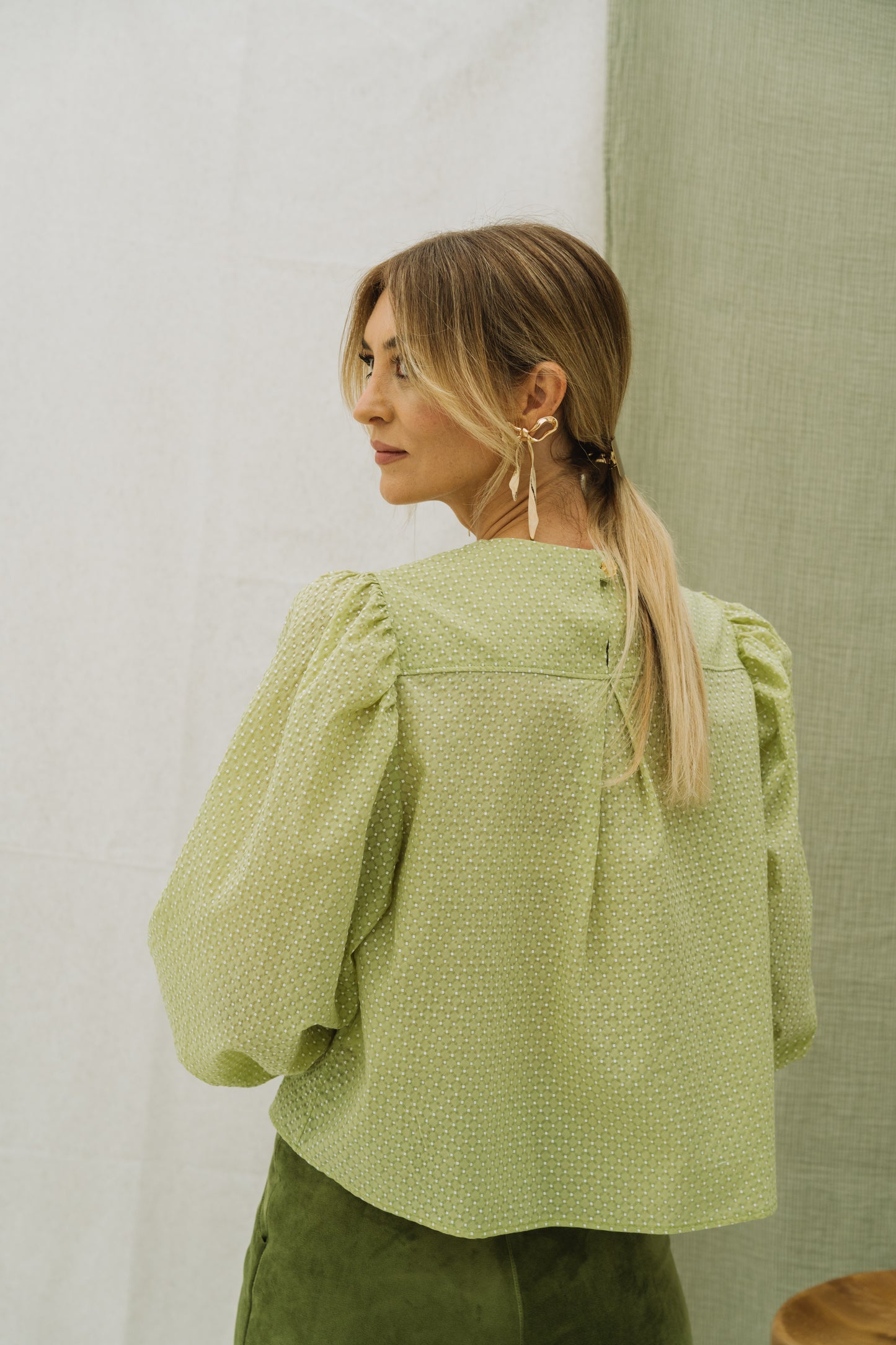 Thursday Candy Green Blouse