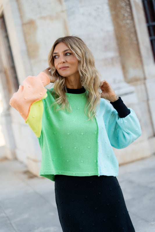 Patchwork Sweater
