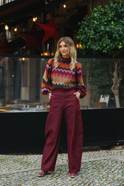 Deep Bordeux Pants