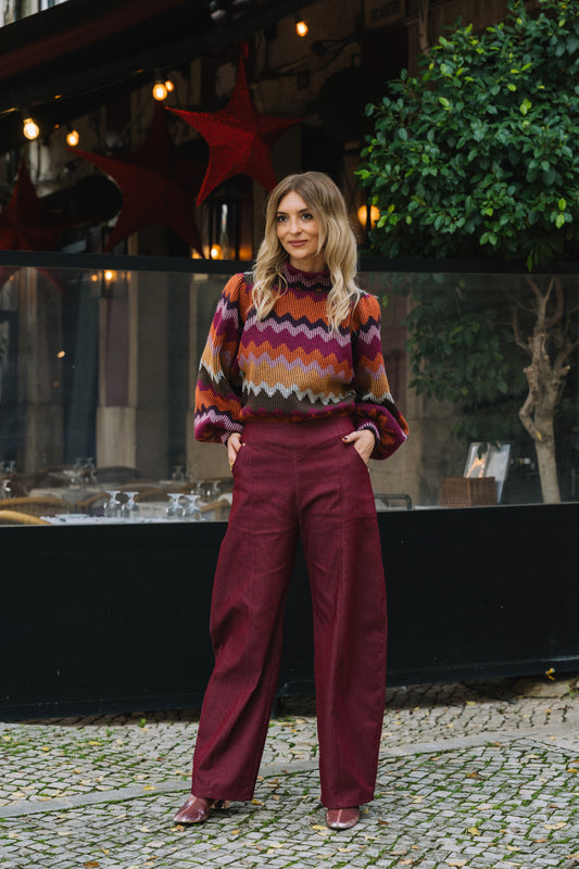 Deep Bordeux Pants