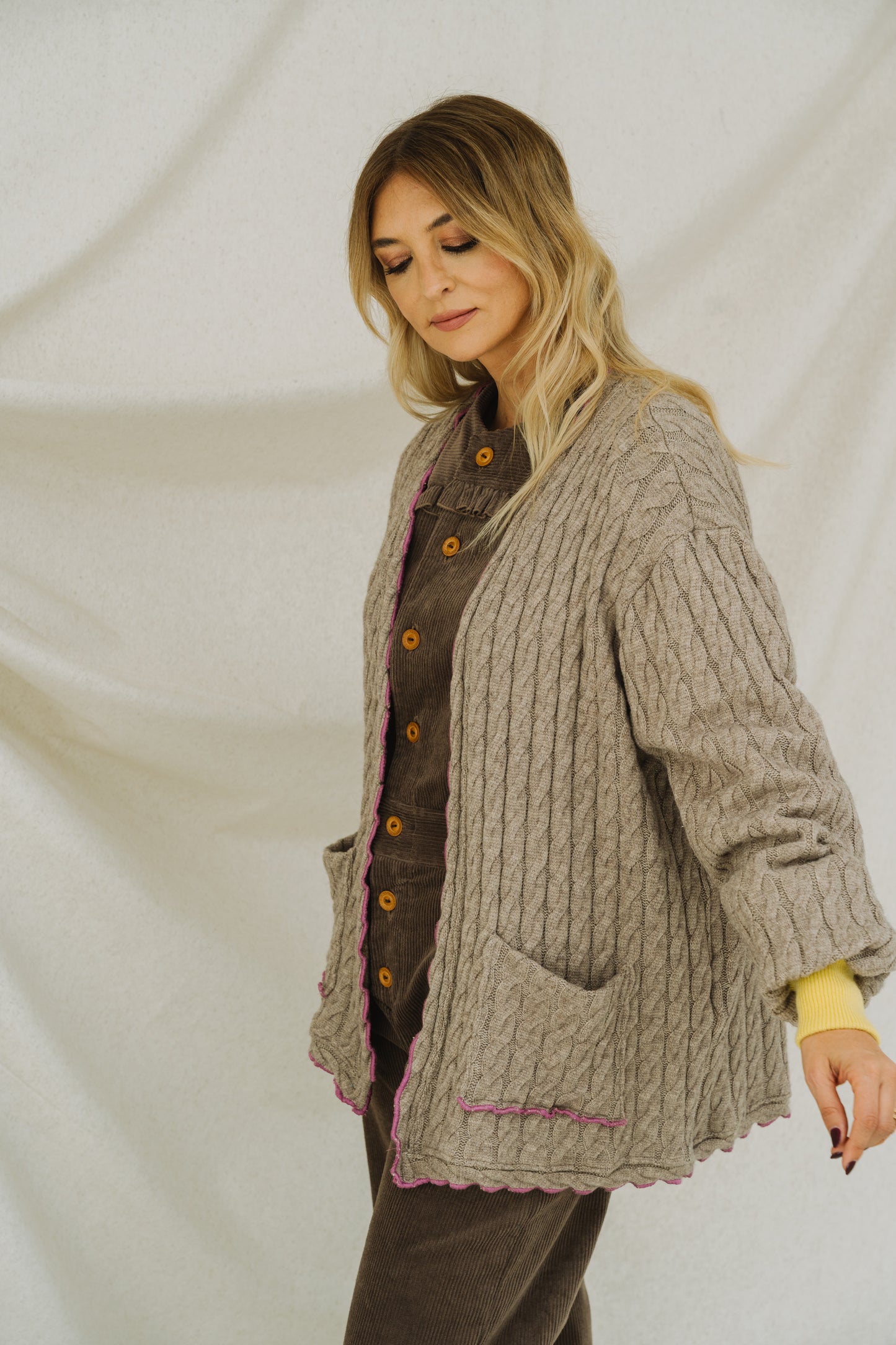 Cosy Toupe Cardigan