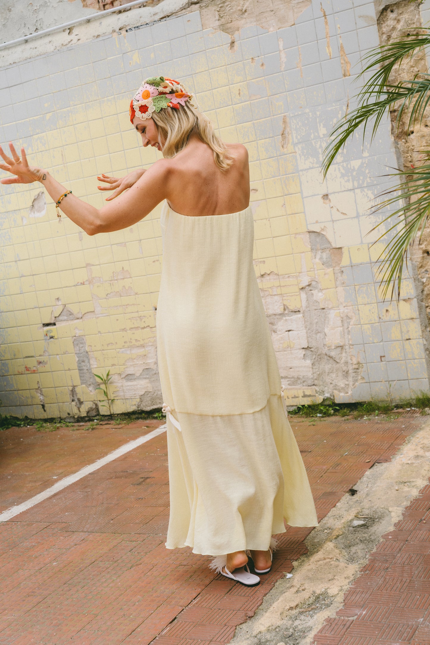 Calisi Butter Yellow Dress
