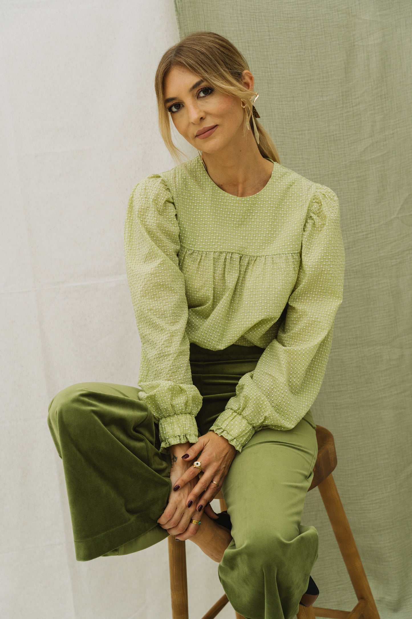 Thursday Candy Green Blouse