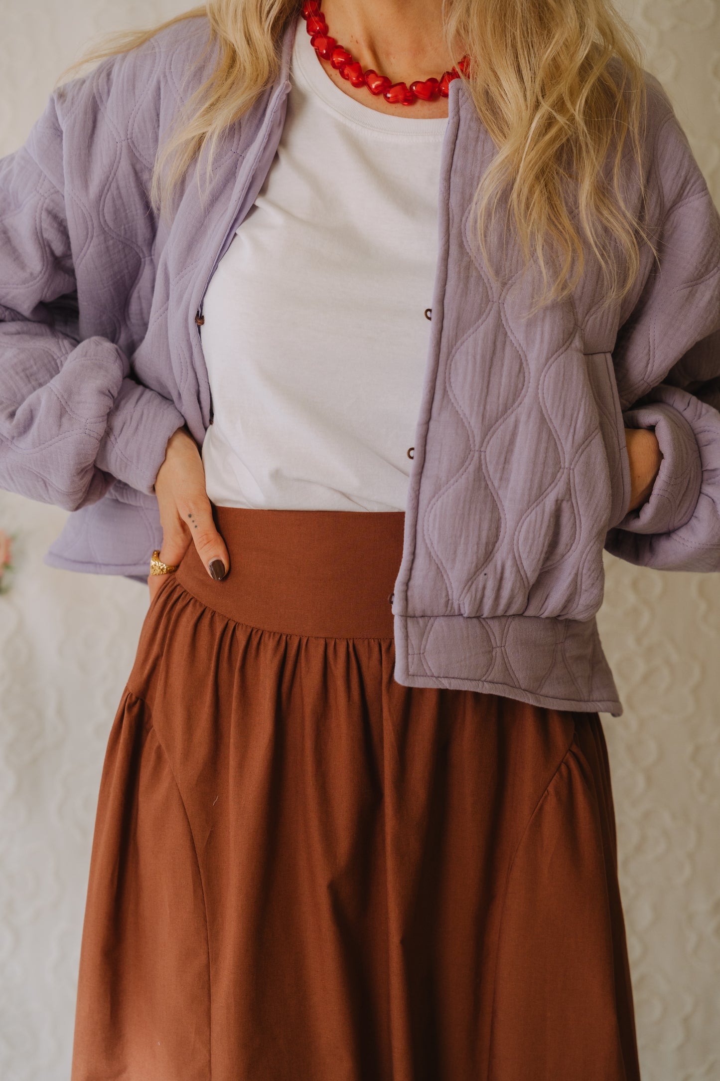 Root Caramel Brown Skirt