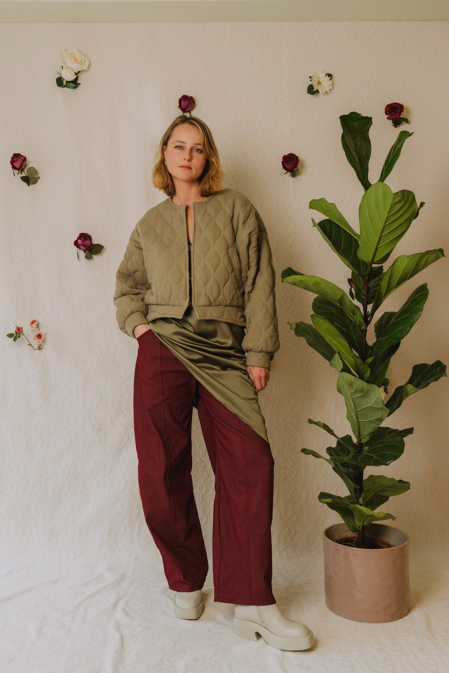 Deep Bordeux Pants