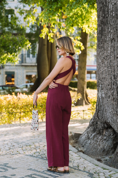 Tuesday Bordeaux Overalls
