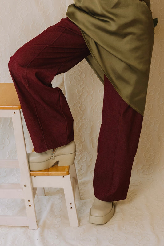 Deep Bordeux Pants