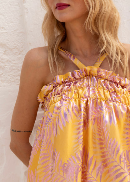 Thursday Yellow and Pink Dress