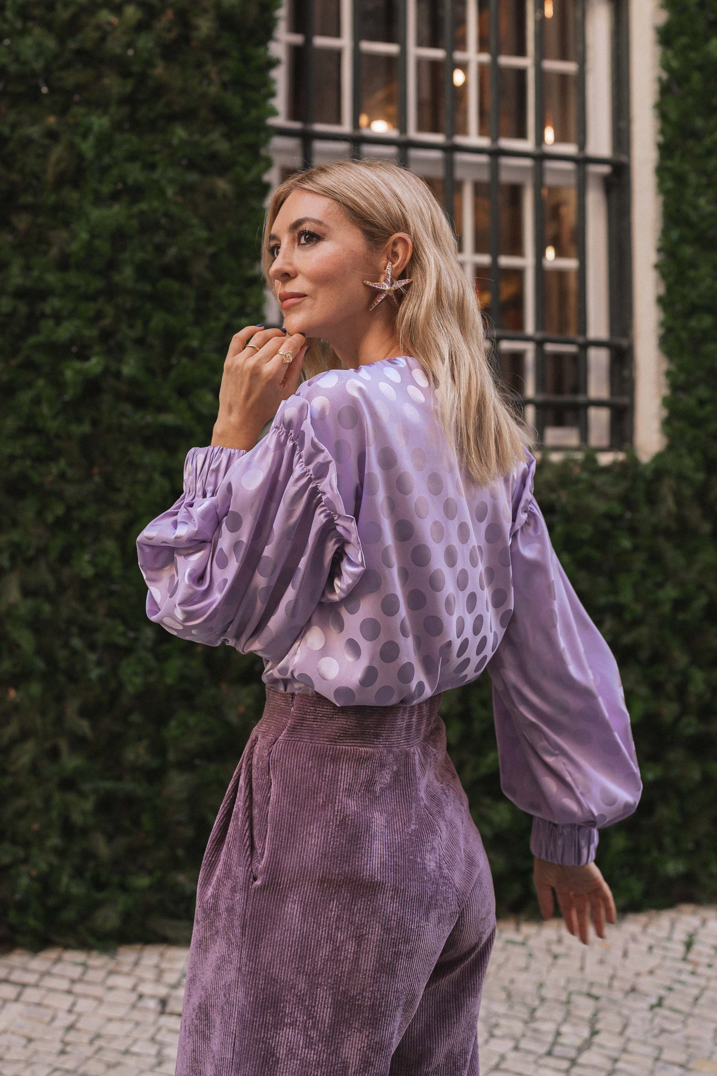 Wednesday Lilac Blouse